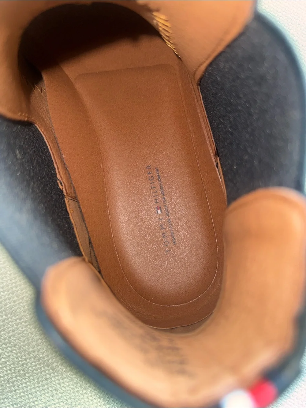 Tommy Hilfiger polished black